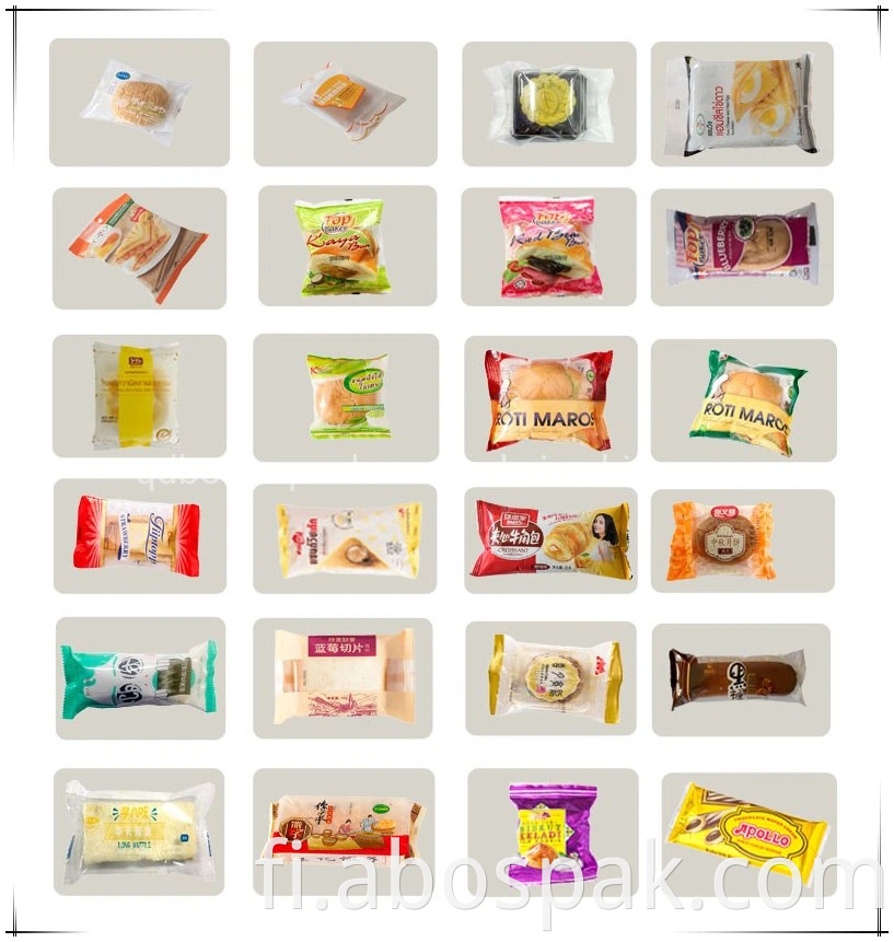 Automaattinen loaf/hotdog/Red-Hot/Lavash-leipä/arabialainen pita/viipaleipä/ruokapussin pakkaus pakkauskoneet